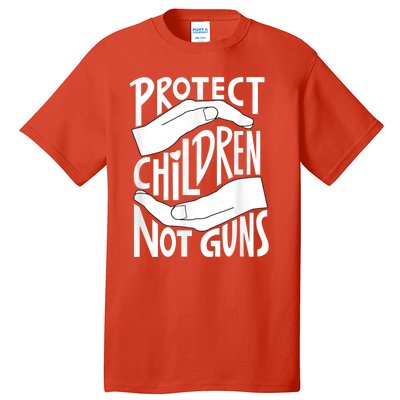 Protect Children Not Guns Orange Tall T-Shirt