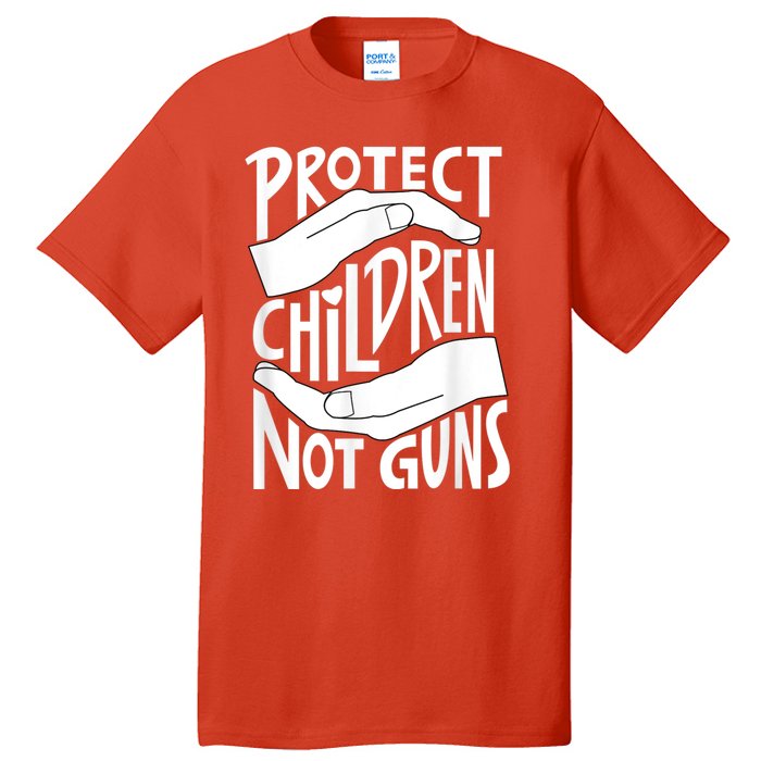 Protect Children Not Guns Orange Tall T-Shirt