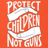 Protect Children Not Guns Orange Magnet