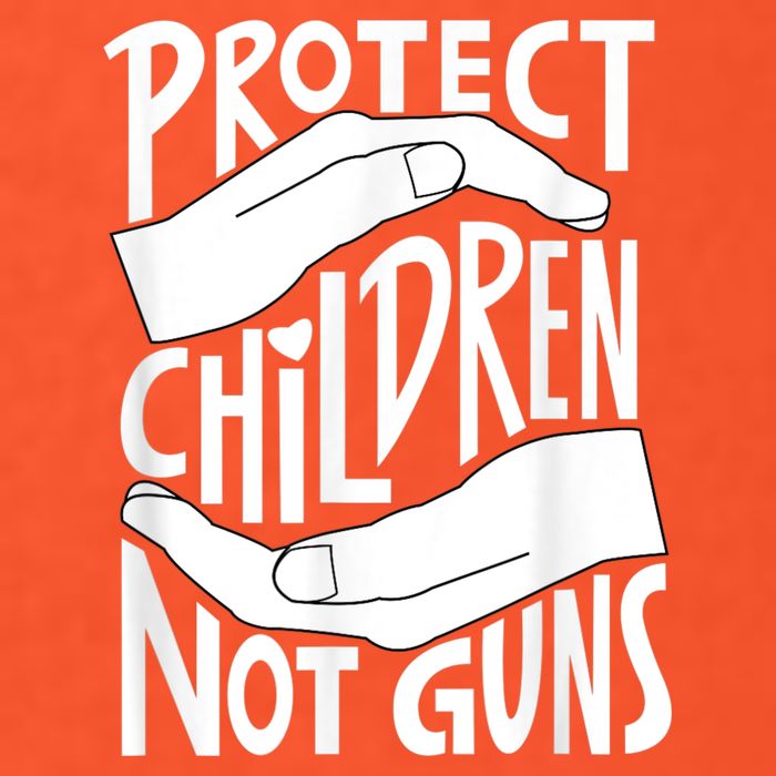 Protect Children Not Guns Orange Magnet