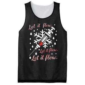 Phlebotomy Christmas Nurse Technician Medical Phleb Mesh Reversible Basketball Jersey Tank