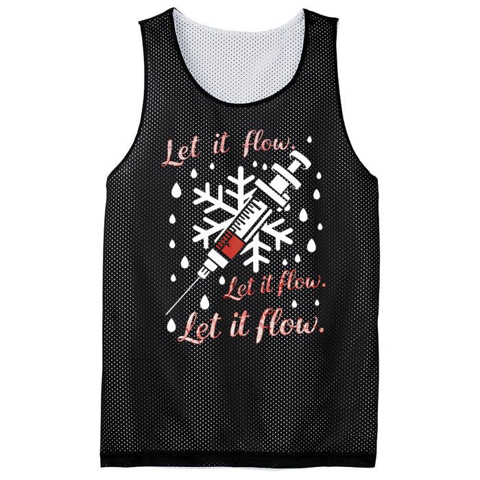 Phlebotomy Christmas Nurse Technician Medical Phleb Mesh Reversible Basketball Jersey Tank