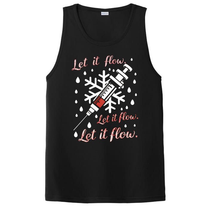 Phlebotomy Christmas Nurse Technician Medical Phleb PosiCharge Competitor Tank