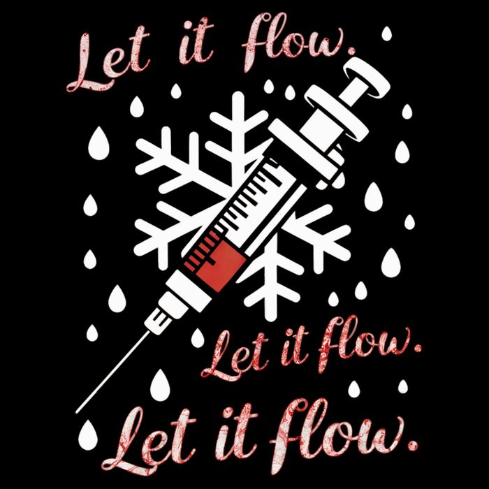 Phlebotomy Christmas Nurse Technician Medical Phleb Women's V-Neck T-Shirt