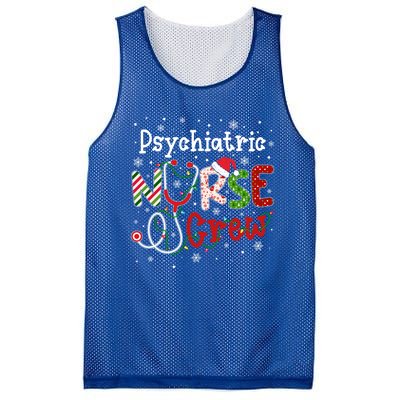 Psychiatric Christmas Nurse Crew Nursing Christmas Pattern Cool Gift Mesh Reversible Basketball Jersey Tank