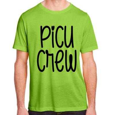 Picu Crew Nurse Nursing Pediatric Intensive Care Unit Rn Gift Adult ChromaSoft Performance T-Shirt