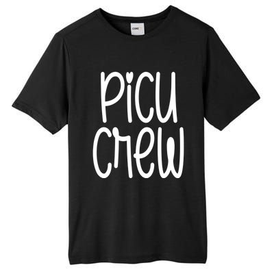 Picu Crew Nurse Nursing Pediatric Intensive Care Unit Rn Gift Tall Fusion ChromaSoft Performance T-Shirt