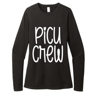 Picu Crew Nurse Nursing Pediatric Intensive Care Unit Rn Gift Womens CVC Long Sleeve Shirt