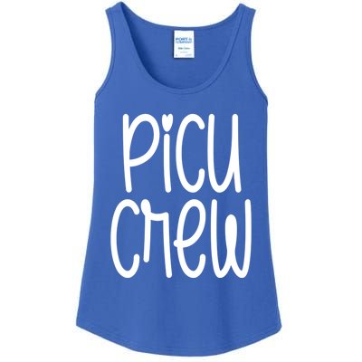 Picu Crew Nurse Nursing Pediatric Intensive Care Unit Rn Gift Ladies Essential Tank