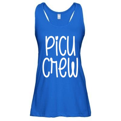 Picu Crew Nurse Nursing Pediatric Intensive Care Unit Rn Gift Ladies Essential Flowy Tank