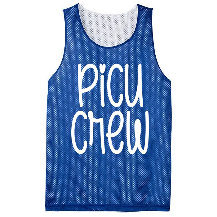 Picu Crew Nurse Nursing Pediatric Intensive Care Unit Rn Gift Mesh Reversible Basketball Jersey Tank