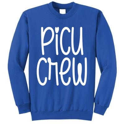 Picu Crew Nurse Nursing Pediatric Intensive Care Unit Rn Gift Tall Sweatshirt