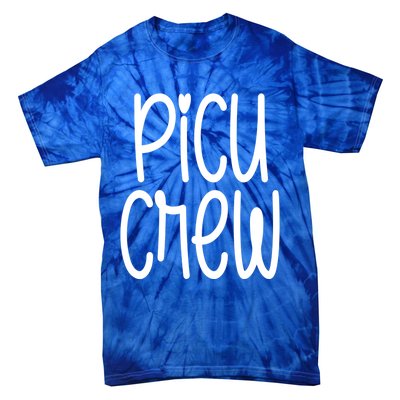 Picu Crew Nurse Nursing Pediatric Intensive Care Unit Rn Gift Tie-Dye T-Shirt