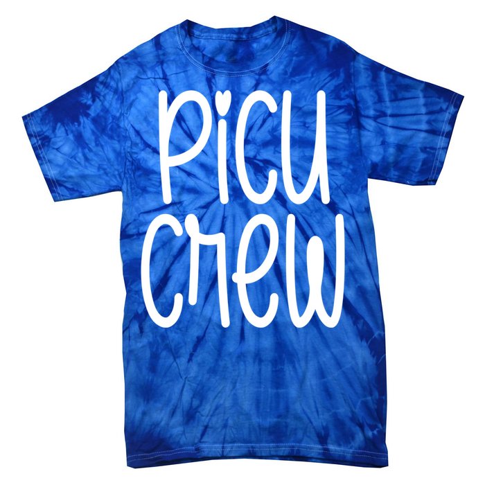 Picu Crew Nurse Nursing Pediatric Intensive Care Unit Rn Gift Tie-Dye T-Shirt