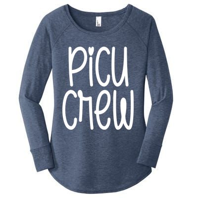 Picu Crew Nurse Nursing Pediatric Intensive Care Unit Rn Gift Women's Perfect Tri Tunic Long Sleeve Shirt