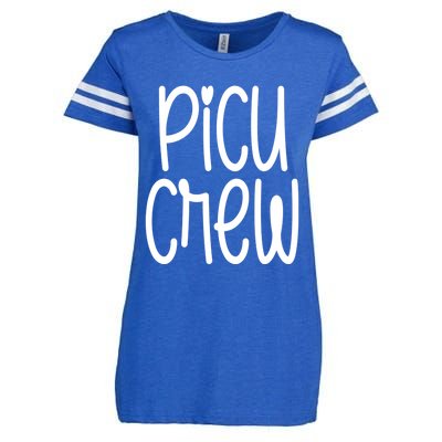 Picu Crew Nurse Nursing Pediatric Intensive Care Unit Rn Gift Enza Ladies Jersey Football T-Shirt