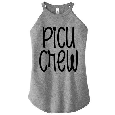 Picu Crew Nurse Nursing Pediatric Intensive Care Unit Rn Gift Women's Perfect Tri Rocker Tank