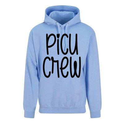 Picu Crew Nurse Nursing Pediatric Intensive Care Unit Rn Gift Unisex Surf Hoodie