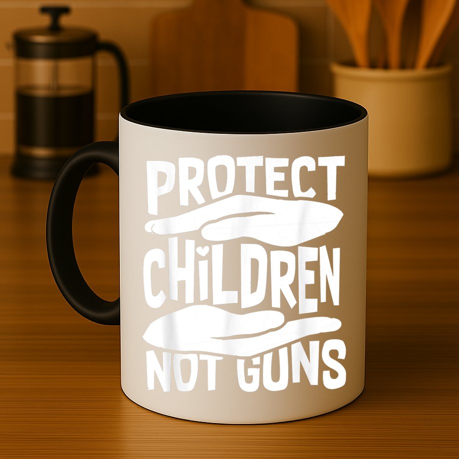 Protect Children Not Guns Wear Orange Enough Gun Violence Mug