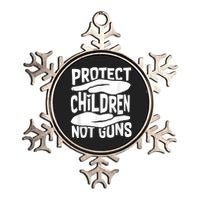 Protect Children Not Guns Wear Orange Enough Gun Violence Metallic Star Ornament