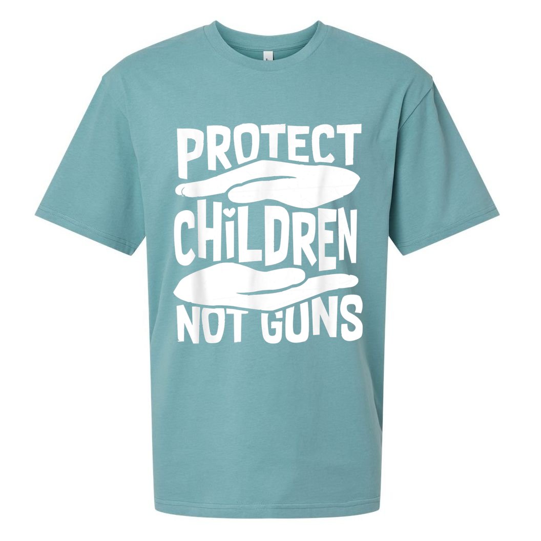 Protect Children Not Guns Wear Orange Enough Gun Violence Sueded Cloud Jersey T-Shirt