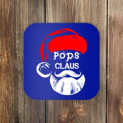 Pops Claus New Christmas Santa Claus Funny Gift Coaster