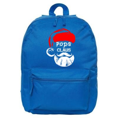 Pops Claus New Christmas Santa Claus Funny Gift 16 in Basic Backpack