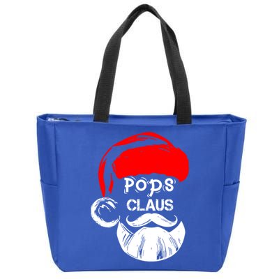 Pops Claus New Christmas Santa Claus Funny Gift Zip Tote Bag