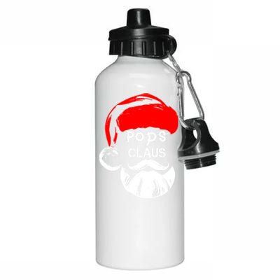 Pops Claus New Christmas Santa Claus Funny Gift Aluminum Water Bottle