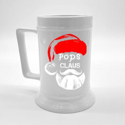 Pops Claus New Christmas Santa Claus Funny Gift Beer Stein