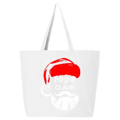 Pops Claus New Christmas Santa Claus Funny Gift 25L Jumbo Tote