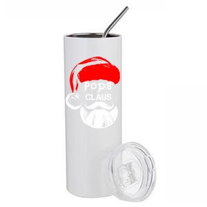 Pops Claus New Christmas Santa Claus Funny Gift Stainless Steel Tumbler