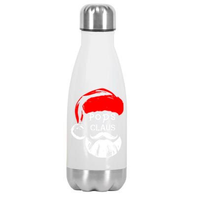 Pops Claus New Christmas Santa Claus Funny Gift Stainless Steel Insulated Water Bottle