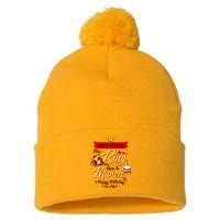 Please Delete! Personalized Custom Name This King Was Born In March Happy Birthday To Me  Pom Pom 12in Knit Beanie