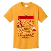 Please Delete! Personalized Custom Name This King Was Born In March Happy Birthday To Me  Kids T-Shirt