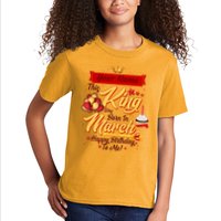 Please Delete! Personalized Custom Name This King Was Born In March Happy Birthday To Me  Kids T-Shirt