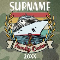 Personalized Custom Name And Year Family Cruise Legacy Tie Dye Trucker Hat