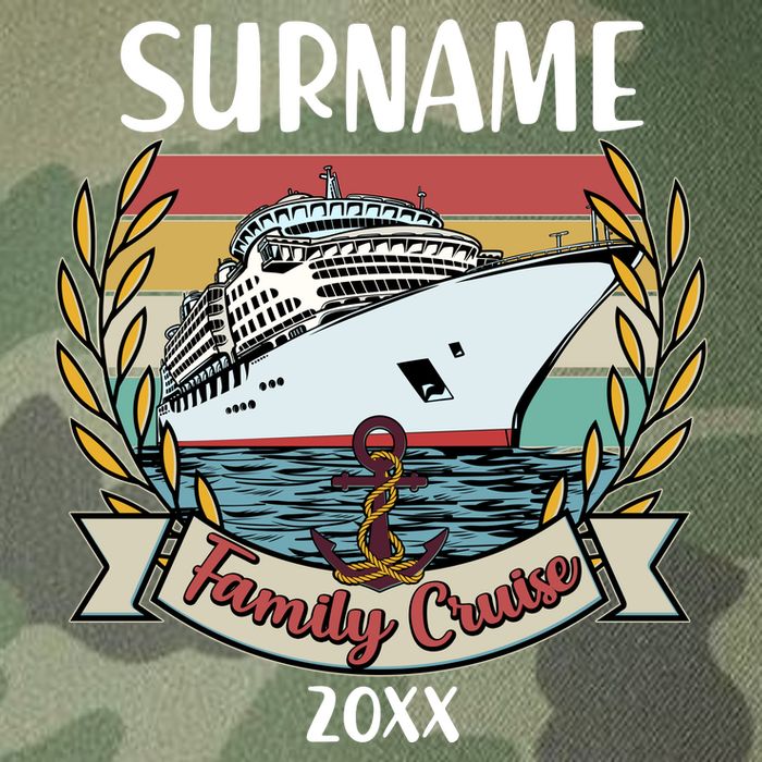Personalized Custom Name And Year Family Cruise Legacy Tie Dye Trucker Hat