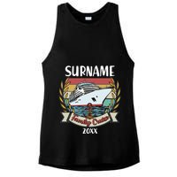 Personalized Custom Name And Year Family Cruise Ladies PosiCharge Tri-Blend Wicking Tank