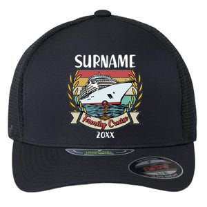 Personalized Custom Name And Year Family Cruise Flexfit Unipanel Trucker Cap