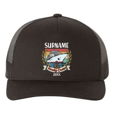 Personalized Custom Name And Year Family Cruise Yupoong Adult 5-Panel Trucker Hat