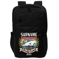 Personalized Custom Name And Year Family Cruise Impact Tech Backpack
