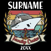 Personalized Custom Name And Year Family Cruise Backpack