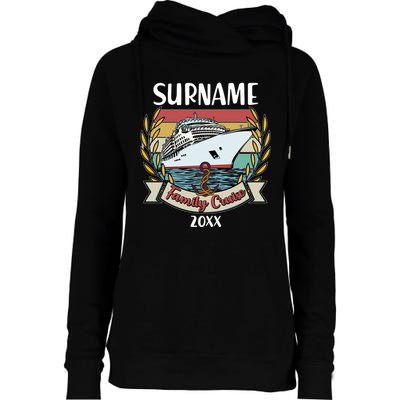 Personalized Custom Name And Year Family Cruise Womens Funnel Neck Pullover Hood