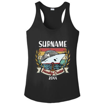Personalized Custom Name And Year Family Cruise Ladies PosiCharge Competitor Racerback Tank