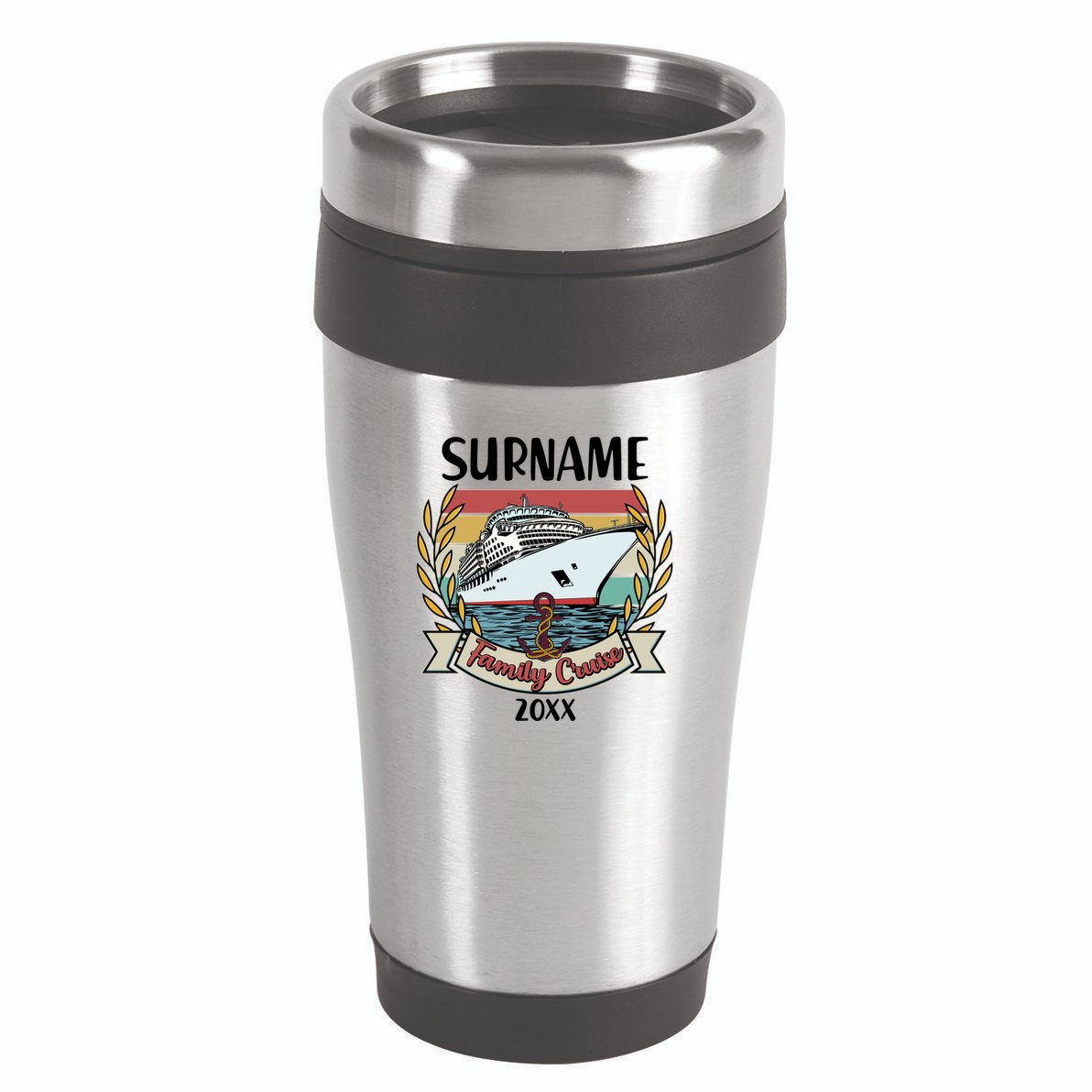 Personalized Custom Name And Year Family Cruise 16oz Travel Tumbler