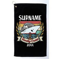 Personalized Custom Name And Year Family Cruise Golf Towel