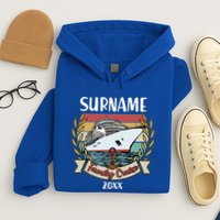 Personalized Custom Name And Year Family Cruise Hoodie