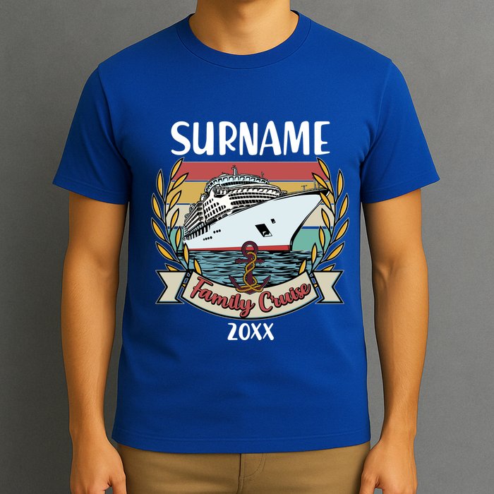 Personalized Custom Name And Year Family Cruise T-Shirt