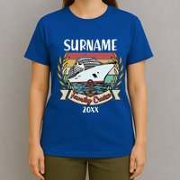 Personalized Custom Name And Year Family Cruise T-Shirt